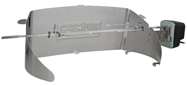 Asador Giratorio Para Weber Q 100, 1000, 1200 Y 1400 2 Asador Giratorio Para Weber Q 100, 1000, 1200 Y 1400 - Imagen 2