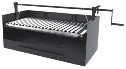 Barbacoa De Carbón Y Leña 80 Cm Con Elevador