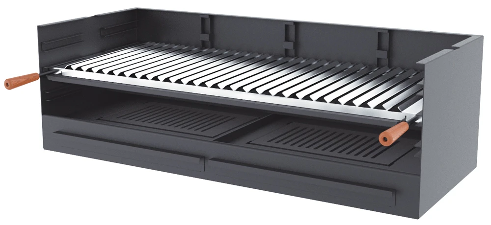 Barbacoa De Carbón Y Leña 100 Cm 1 Barbacoa De Carbón Y Leña 100 Cm