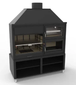 Barbacoa Argentina 200 Cm. Con Horno Y Estantes