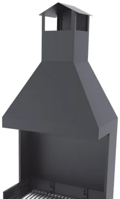 Barbacoa Carbón Y Leña 60 Cm Con Chimenea Y Carro -Óptimo Barbacoa Tienda Barbacoa Carbon y Lena 60 cm con Chimenea y Carro3