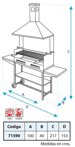 Barbacoa Chimenea Todo Metal Extra Grande -Óptimo Barbacoa Tienda Barbacoa Chimenea Todo Metal Extra Grande 3
