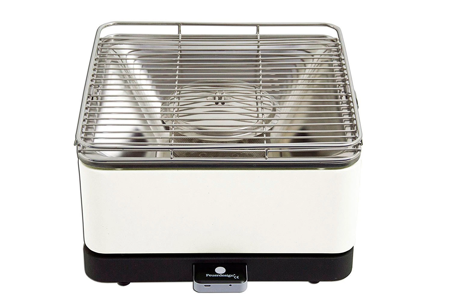 Barbacoa Portatil Sin Humo Teide Blanco 1 Barbacoa Portatil Sin Humo Teide Blanco