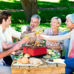 Barbacoa Portatil Sin Humo Teide Rojo -Óptimo Barbacoa Tienda Barbacoa Portatil Sin Humo Teide Rojo 14