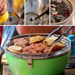 Barbacoa Portatil Sin Humo Vesubio Verde -Óptimo Barbacoa Tienda Barbacoa Portatil Sin Humo Vesubio Verde 15