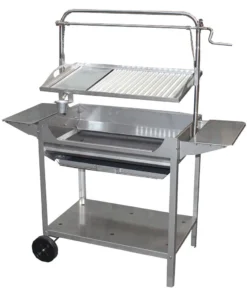 IMEX Barbacoa Todo Acero Inoxidable Con Elevador Deluxe