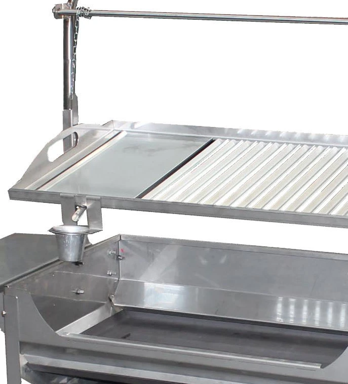 IMEX Barbacoa Todo Acero Inoxidable Con Elevador Deluxe 2 IMEX Barbacoa Todo Acero Inoxidable Con Elevador Deluxe - Imagen 2