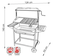 IMEX Barbacoa Todo Acero Inoxidable Con Elevador Deluxe II 5 IMEX Barbacoa Todo Acero Inoxidable Con Elevador Deluxe II -Óptimo Barbacoa Tienda Barbacoa Todo Acero Inoxidable con Elevador Deluxe II 3