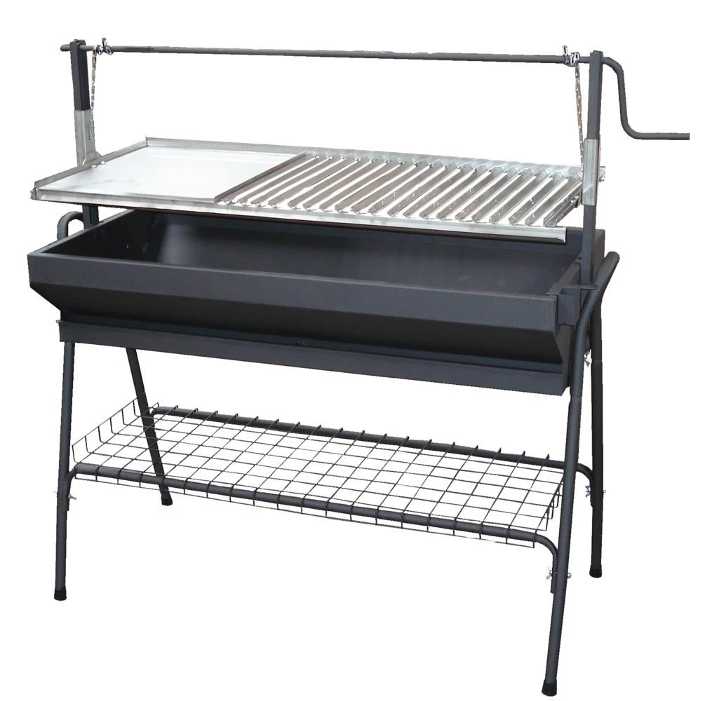 IMEX Barbacoa Con Parrilla-Plancha Inox. Y Elevador 60 Cm. 1 IMEX Barbacoa Con Parrilla-Plancha Inox. Y Elevador 60 Cm.