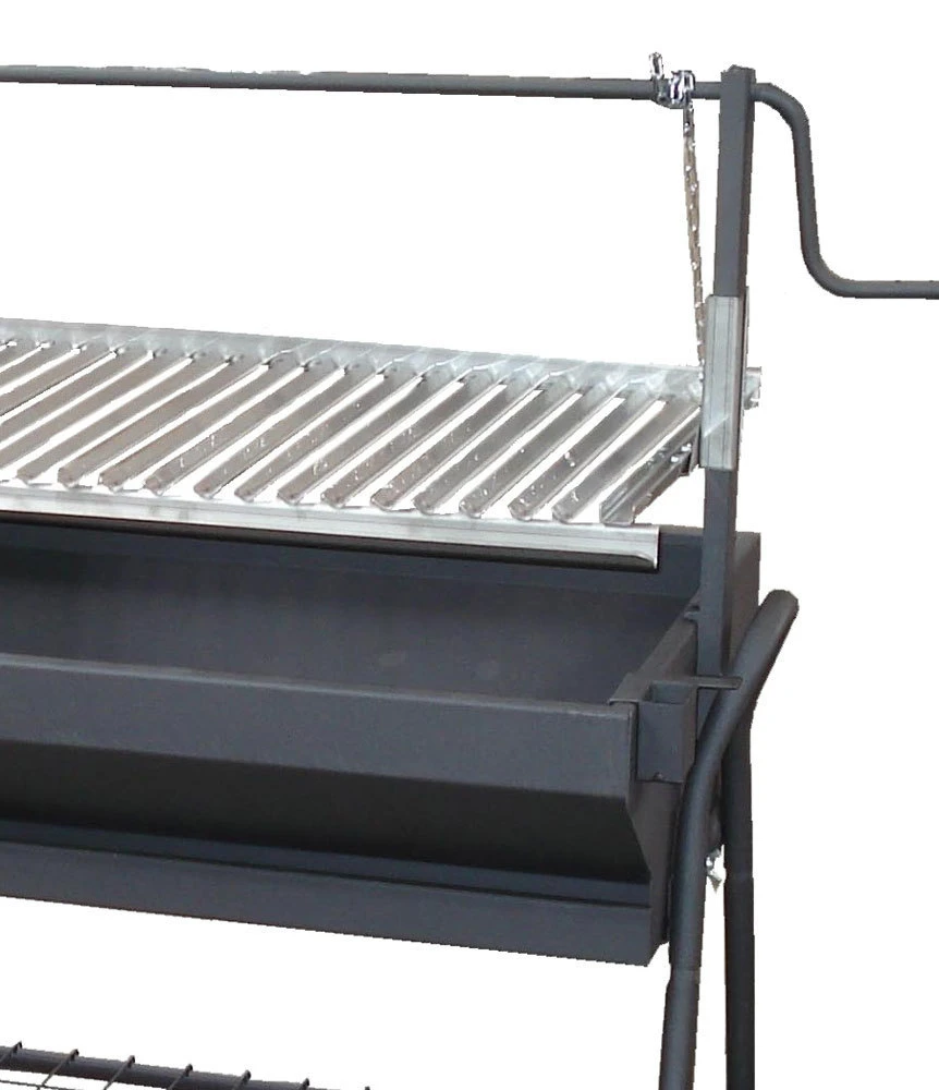 IMEX Barbacoa Con Parrilla-Plancha Inox. Y Elevador 80 Cm. 2 IMEX Barbacoa Con Parrilla-Plancha Inox. Y Elevador 80 Cm. - Imagen 2