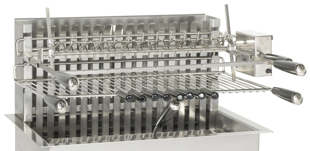 Barbacoa De Carbón Modelo Berlanga 918-66 Inox. 2 Barbacoa De Carbón Modelo Berlanga 918-66 Inox. - Imagen 2