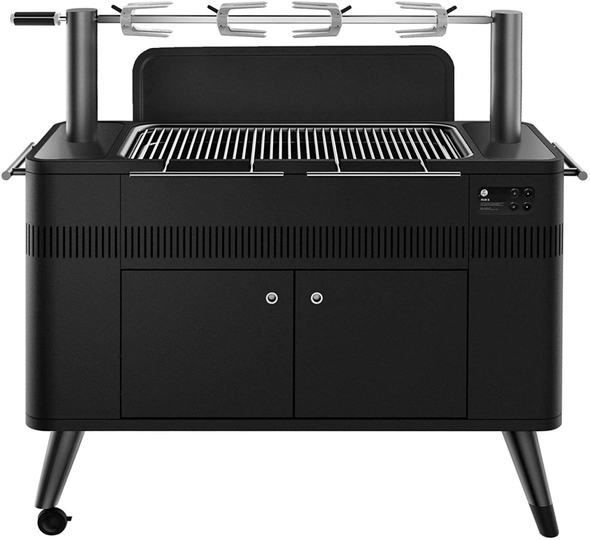 Barbacoa De Carbón Con Rustidor Hub II 2 Barbacoa De Carbón Con Rustidor Hub II - Imagen 2