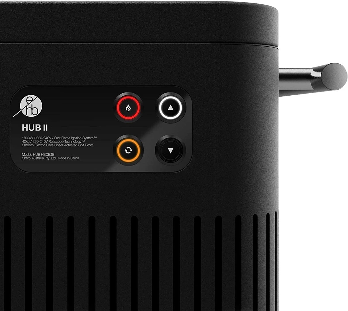 Barbacoa De Carbón Con Rustidor Hub II 7 Barbacoa De Carbón Con Rustidor Hub II - Imagen 7