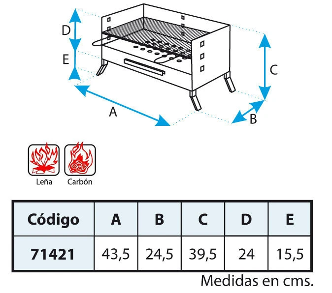 IMEX Barbacoa De Mesa Con Parrilla Cincada V 3 IMEX Barbacoa De Mesa Con Parrilla Cincada V - Imagen 3
