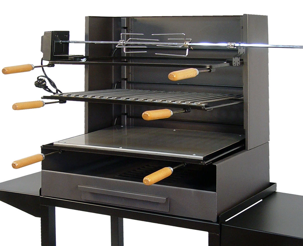 Barbacoa Todo Metal Con Rustidor 2 Barbacoa Todo Metal Con Rustidor - Imagen 2