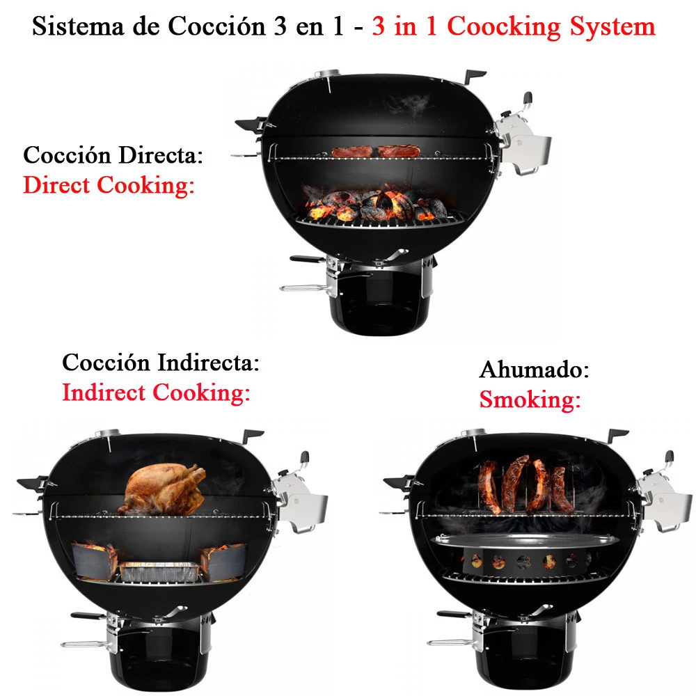 Weber Master-Touch GBS Premium 57 Cm E-5770 Negra 9 Weber Master-Touch GBS Premium 57 Cm E-5770 Negra - Imagen 9
