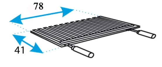 Cajon Barbacoa Argentina 90 Cm. Con Elevador Grande 2 Cajon Barbacoa Argentina 90 Cm. Con Elevador Grande - Imagen 2