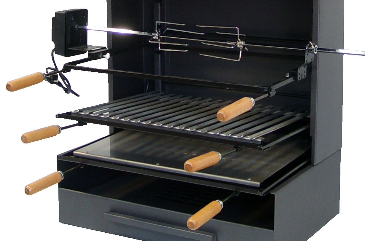 Cajon Barbacoa Con Chimenea Y Rustidor 2 Cajon Barbacoa Con Chimenea Y Rustidor - Imagen 2