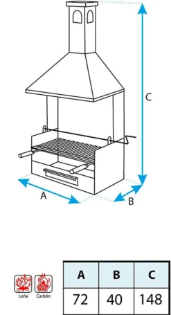 Cajon Barbacoa Con Chimenea Grande 5 Cajon Barbacoa Con Chimenea Grande -Óptimo Barbacoa Tienda Cajon Barbacoa con Chimenea grande 2