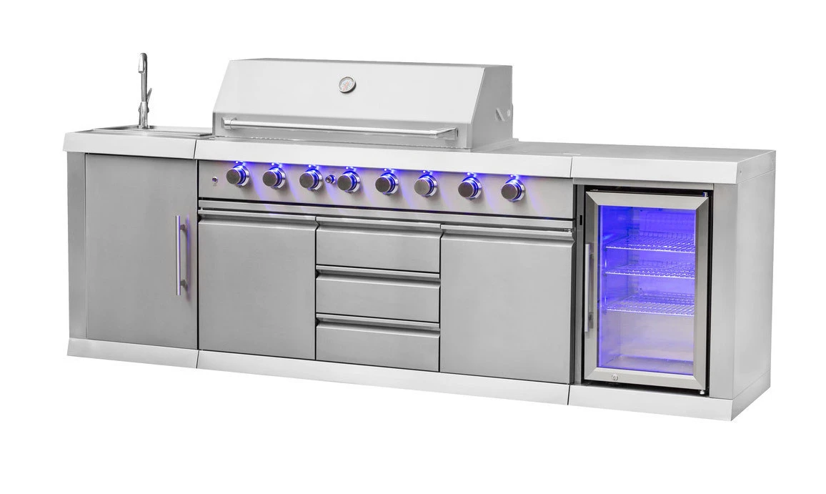 Cocina Exterior Acero Inoxidable Marbella 1 Cocina Exterior Acero Inoxidable Marbella