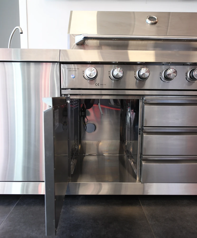 Cocina Exterior Acero Inoxidable Marbella 9 Cocina Exterior Acero Inoxidable Marbella - Imagen 9