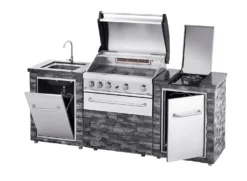 Cocina Exterior Acero Inoxidable Y Piedra Alicante -Óptimo Barbacoa Tienda Cocina Exterior Acero Inoxidable y Piedra Alicante 4