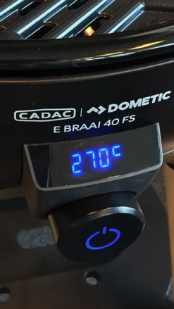 Cadac Barbacoa Eléctrica E-Braai 40 FS Black -Óptimo Barbacoa Tienda EBRAAI40FS3