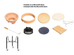 Kamado Monolith Básica Negra Con Pies 14 Kamado Monolith Básica Negra Con Pies -Óptimo Barbacoa Tienda Kamado Monolith Basica Negra con Pies 10