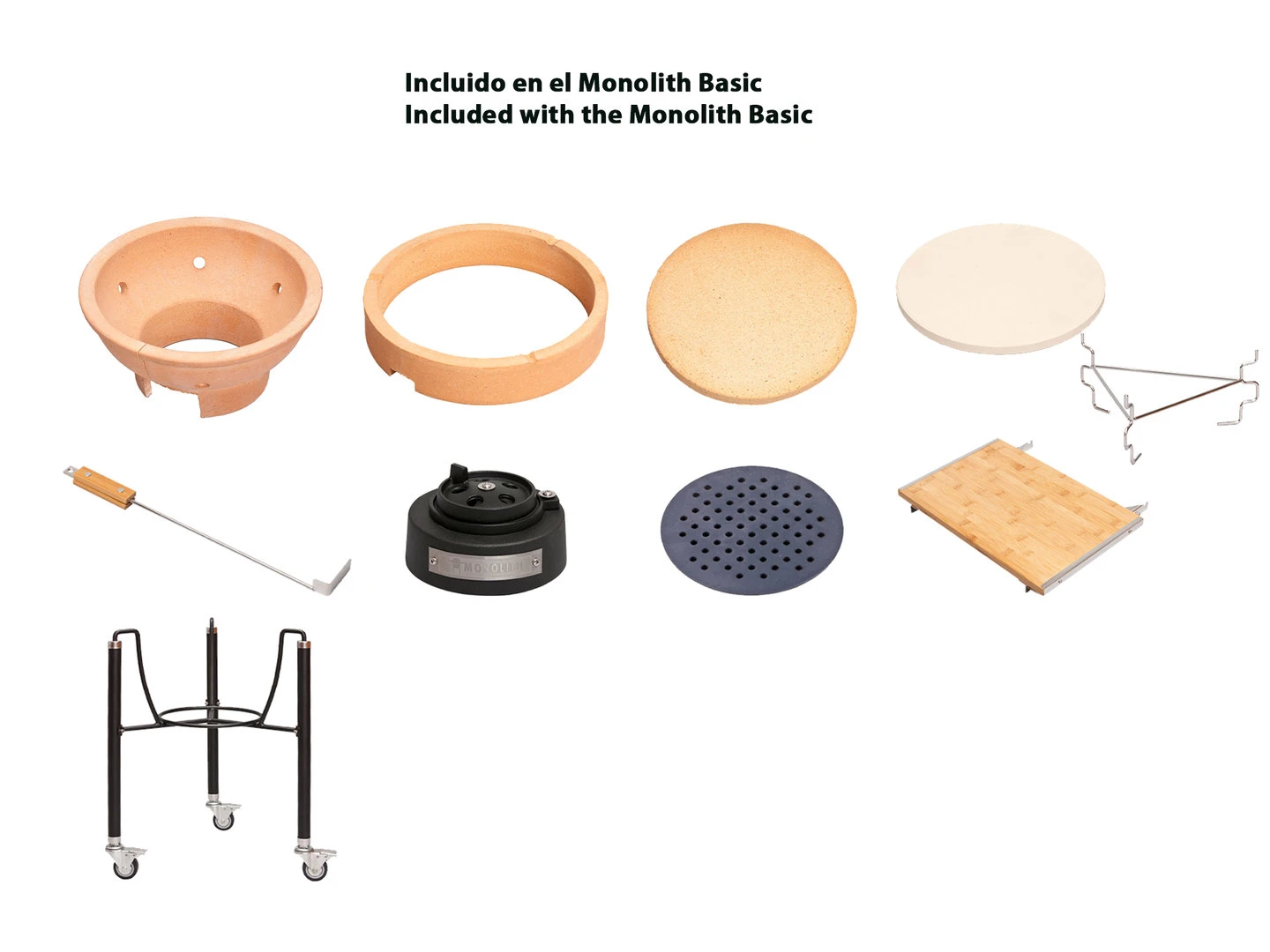 Kamado Monolith Básica Negra Con Pies 6 Kamado Monolith Básica Negra Con Pies - Imagen 6