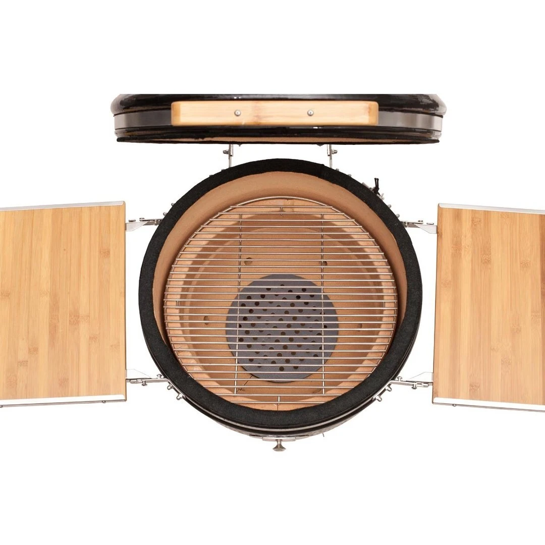 Kamado Monolith Básica Negra Con Pies 4 Kamado Monolith Básica Negra Con Pies - Imagen 4