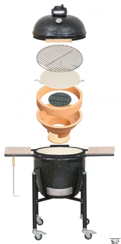 Kamado Monolith Básica Negra Con Pies 13 Kamado Monolith Básica Negra Con Pies -Óptimo Barbacoa Tienda Kamado Monolith Basica Negra con Pies 4