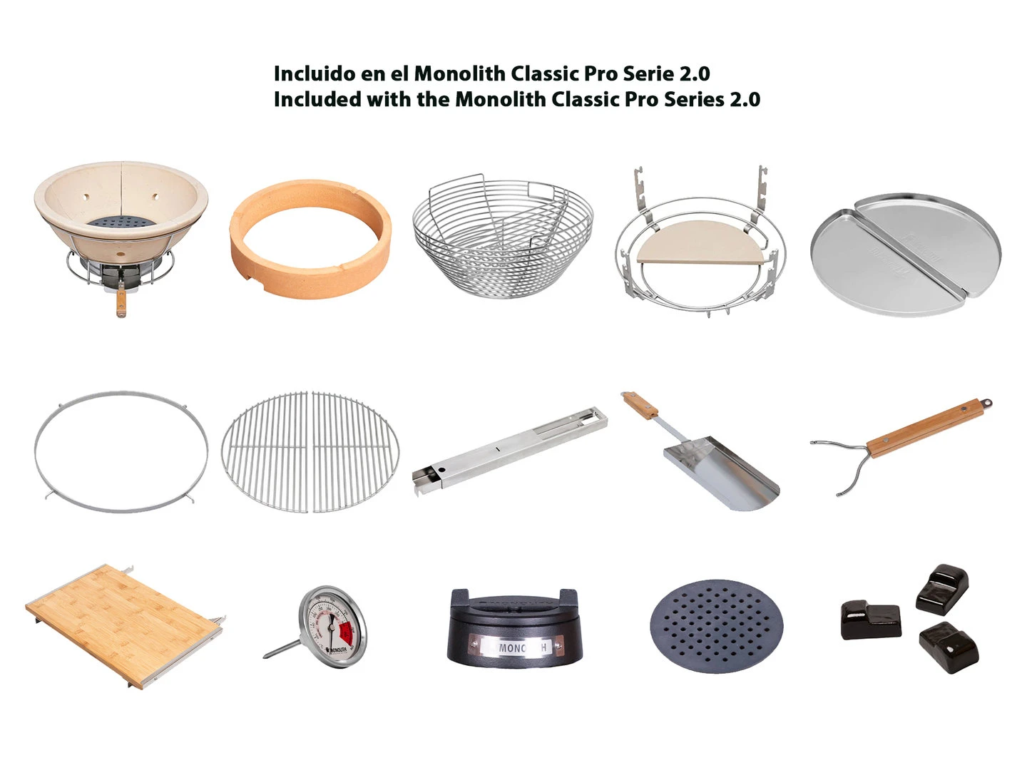 Kamado Monolith Classic Pro Series 2.0 Negro 18 Kamado Monolith Classic Pro Series 2.0 Negro - Imagen 18