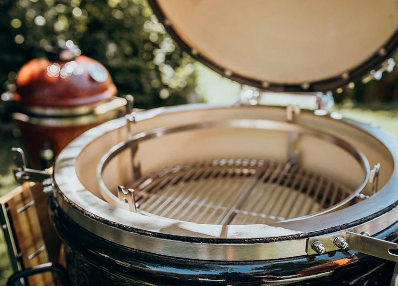 Kamado Monolith Classic Pro Series 2.0 Negro Con Carro 8 Kamado Monolith Classic Pro Series 2.0 Negro Con Carro - Imagen 8