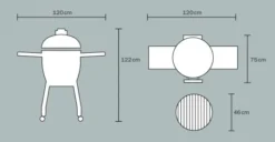 Kamado Monolith Classic Pro Series 2.0 Negro Con Carro 30 Kamado Monolith Classic Pro Series 2.0 Negro Con Carro -Óptimo Barbacoa Tienda Kamado Monolith Completo Negro medida