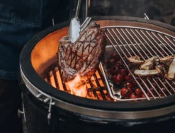 Kamado Monolith Classic Pro Series 2.0 Burdeos Con Pies 33 Kamado Monolith Classic Pro Series 2.0 Burdeos Con Pies -Óptimo Barbacoa Tienda Kamado Monolith Completo Rojo 7