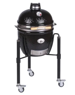 Kamado Monolith Junior Pro Series 2.0 Negro Con Pies -Óptimo Barbacoa Tienda Kamado Monolith Junior Negro con Pies 13