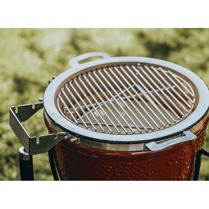 Kamado Monolith Junior Pro Series 2.0 Burdeos 7 Kamado Monolith Junior Pro Series 2.0 Burdeos - Imagen 7