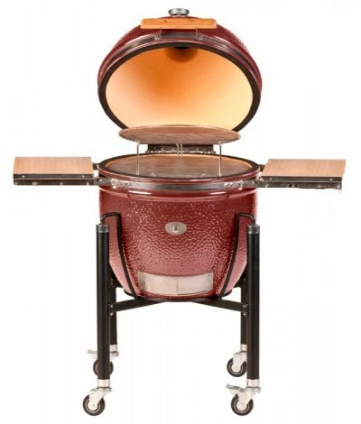 Kamado Monolith Le Chef Pro Series 2.0 Burdeos Con Pies 2 Kamado Monolith Le Chef Pro Series 2.0 Burdeos Con Pies - Imagen 2