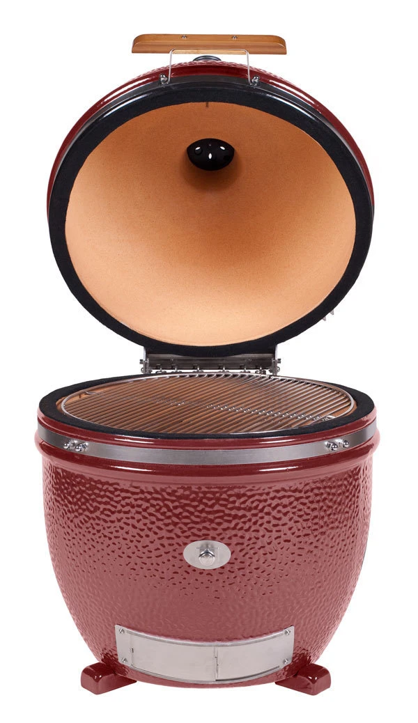 Kamado Monolith Le Chef Pro Series 2.0 Burdeos Sin Pies 2 Kamado Monolith Le Chef Pro Series 2.0 Burdeos Sin Pies - Imagen 2