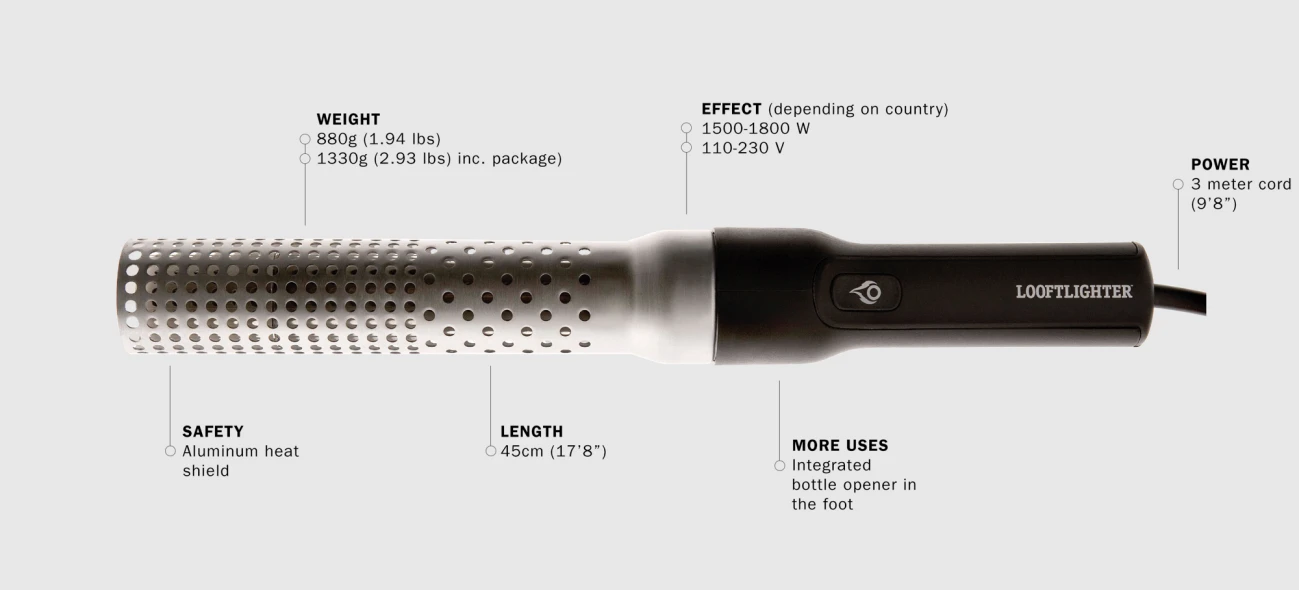 Looftlighter Encendedor Ultra Rápido Para Barbacoas Y Chimeneas 8 Looftlighter Encendedor Ultra Rápido Para Barbacoas Y Chimeneas - Imagen 8