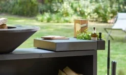 Óptimo Barbacoa Tienda -Óptimo Barbacoa Tienda Ofyr Isla Ceramica Negro Gris Claro OI 100 100 CL 3