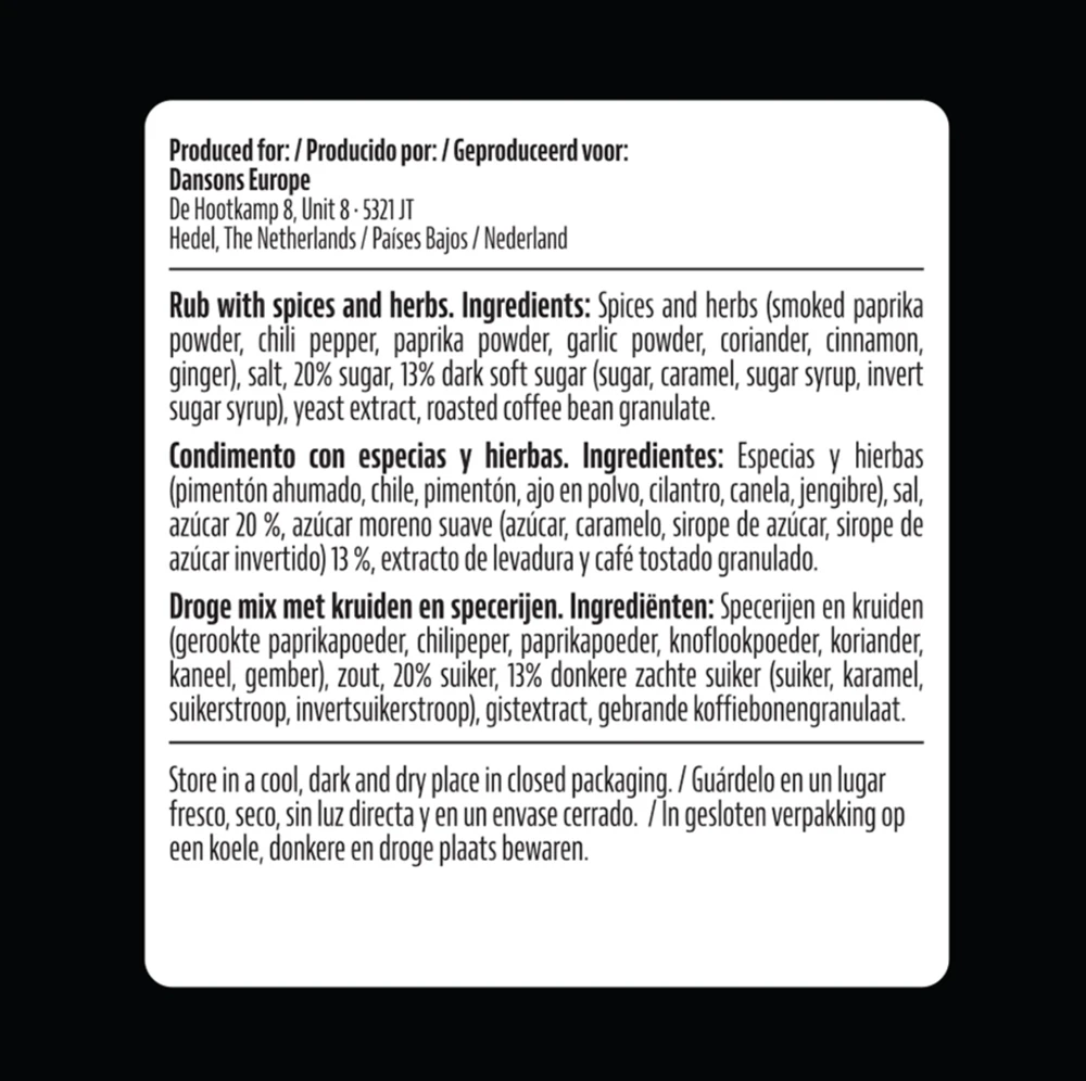 Sweet Heat Rub 380 Gr 3 Sweet Heat Rub 380 Gr - Imagen 3