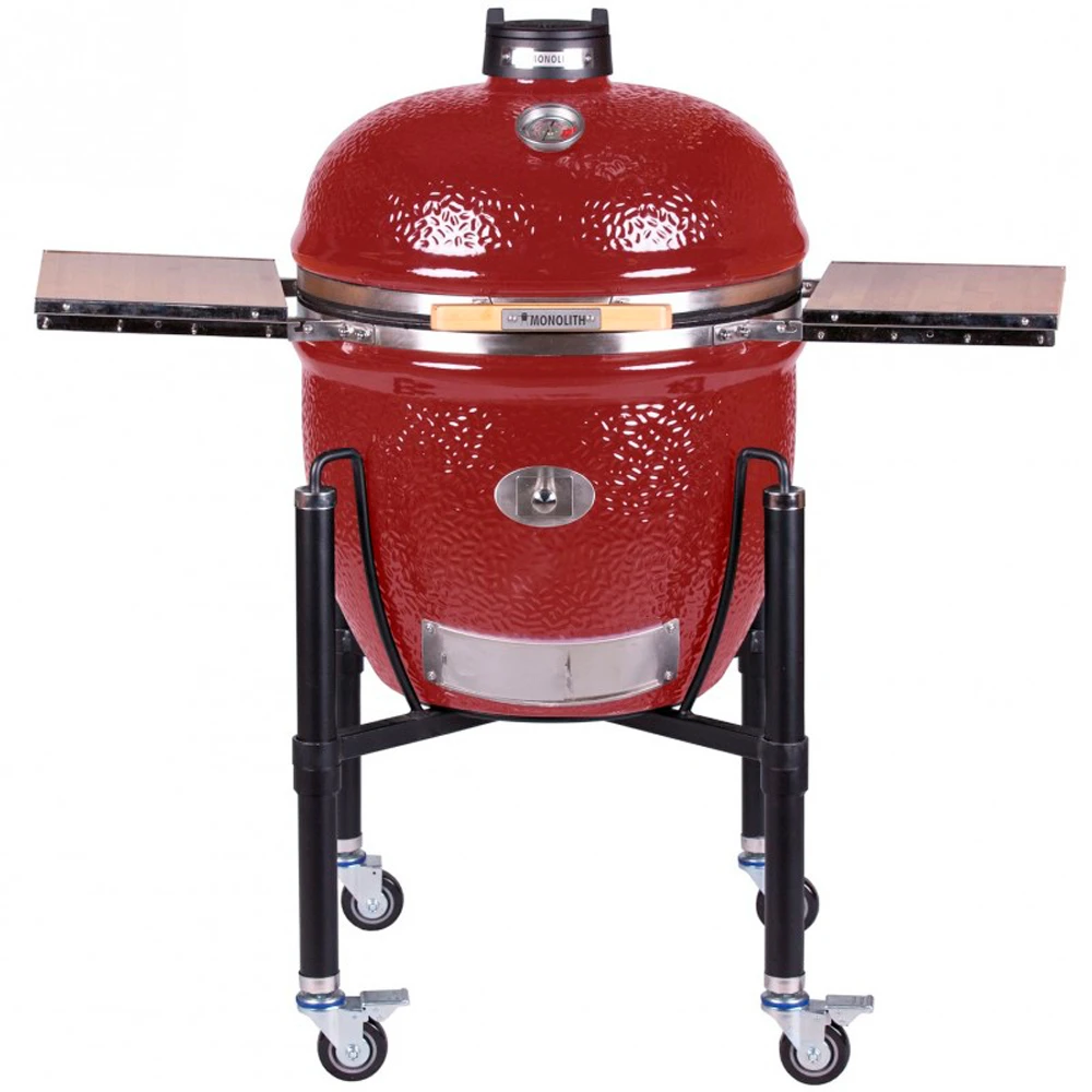 Kamado Monolith Le Chef Pro Series 2.0 Burdeos Con Pies 1 Kamado Monolith Le Chef Pro Series 2.0 Burdeos Con Pies