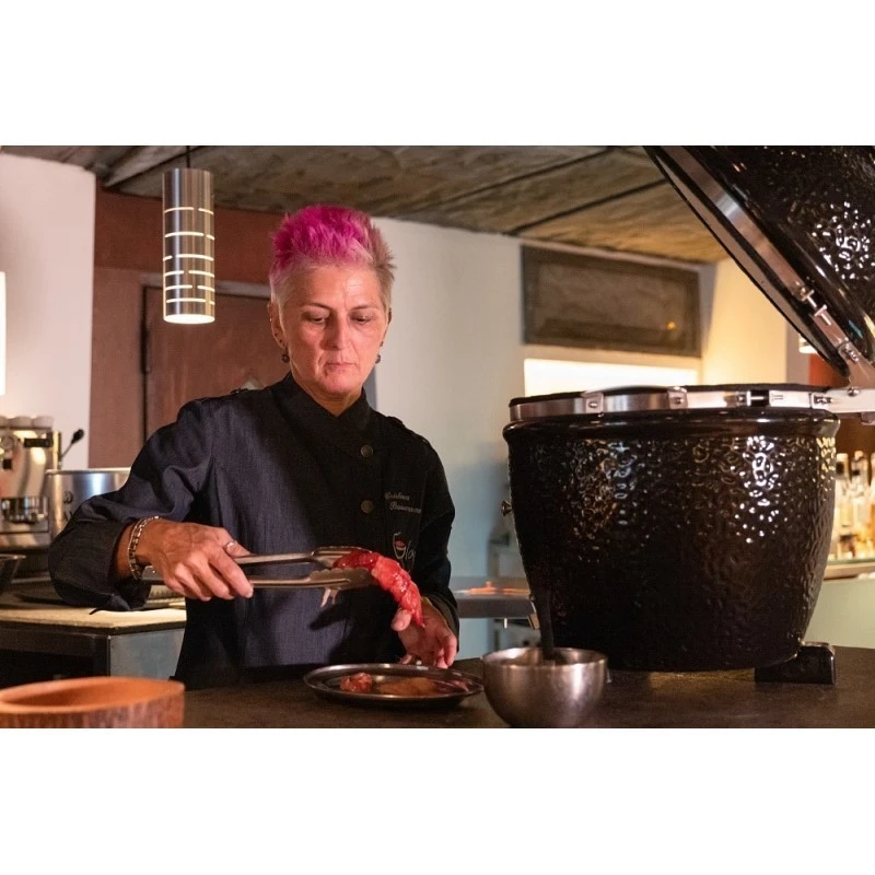 Kamado Monolith Junior Pro Series 2.0 Negro 10 Kamado Monolith Junior Pro Series 2.0 Negro - Imagen 10