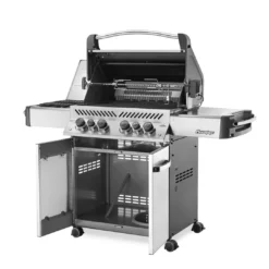 Napoleon Prestige 500 P500RSIBPSS Acero Inoxidable -Óptimo Barbacoa Tienda p500Stainless angle open 1